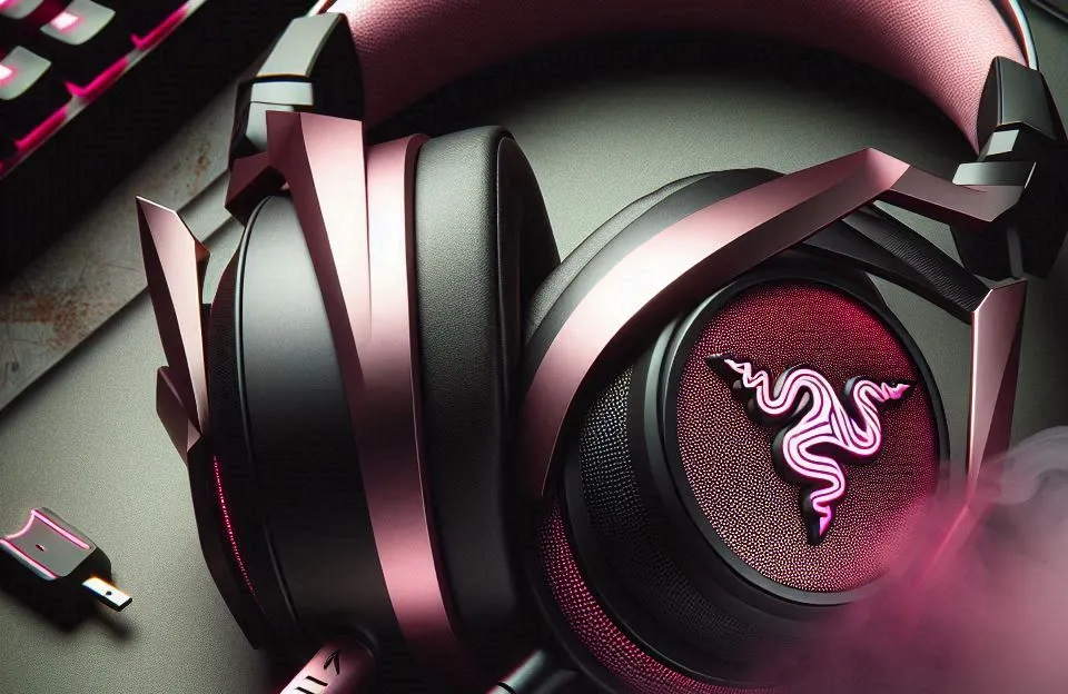 Headset Blackshark V2 X Quartz Rosa Razer: Qualidade de Som Imersiva e Conforto para Gamers