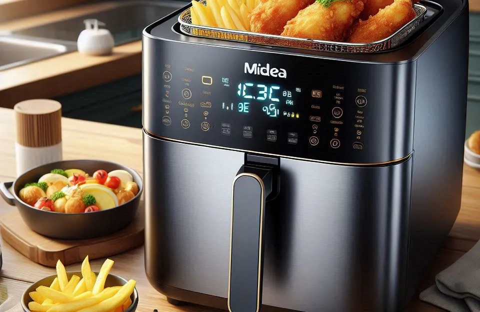 Midea Fritadeira sem Óleo GrandGourmet Digital 5,5L: Praticidade e Sabor na Cozinha