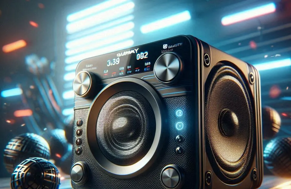 Mini System 2.1 Caixa Som 6.5 LED Bluetooth SD USB FM 300w RMS Sumay sm-ms1302: Potência e Conectividade em um só Produto