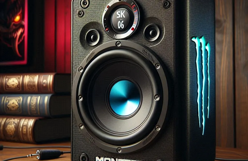 Caixa de Som Monster Sound SK-06 SD/USB/Bluetooth: Potência e Versatilidade para Seu Som