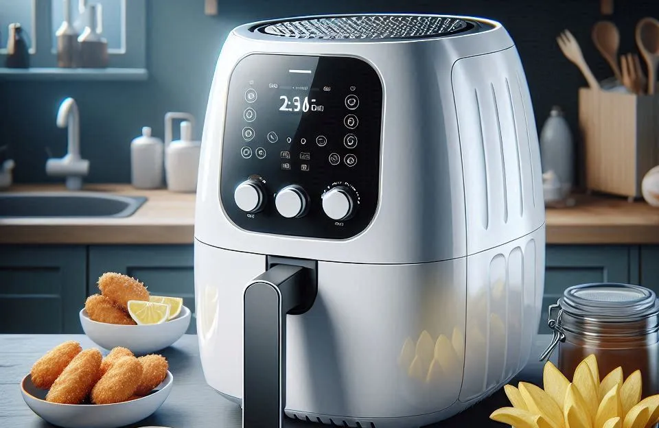 Fritadeira Airfryer Digital Philips Walita Série 3000 4,1 Litros 1400W Branco RI9252/00-220V: Capacidade, Potência e Design