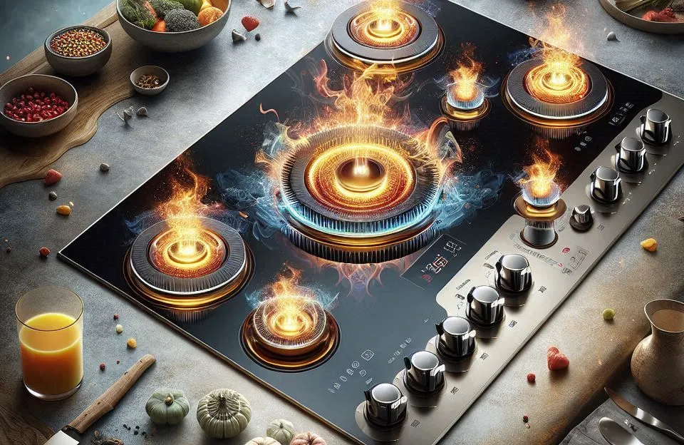 Cooktop 5 bocas com Queimador Tripla Chama e Acendimento Super Automático - Mueller Unica