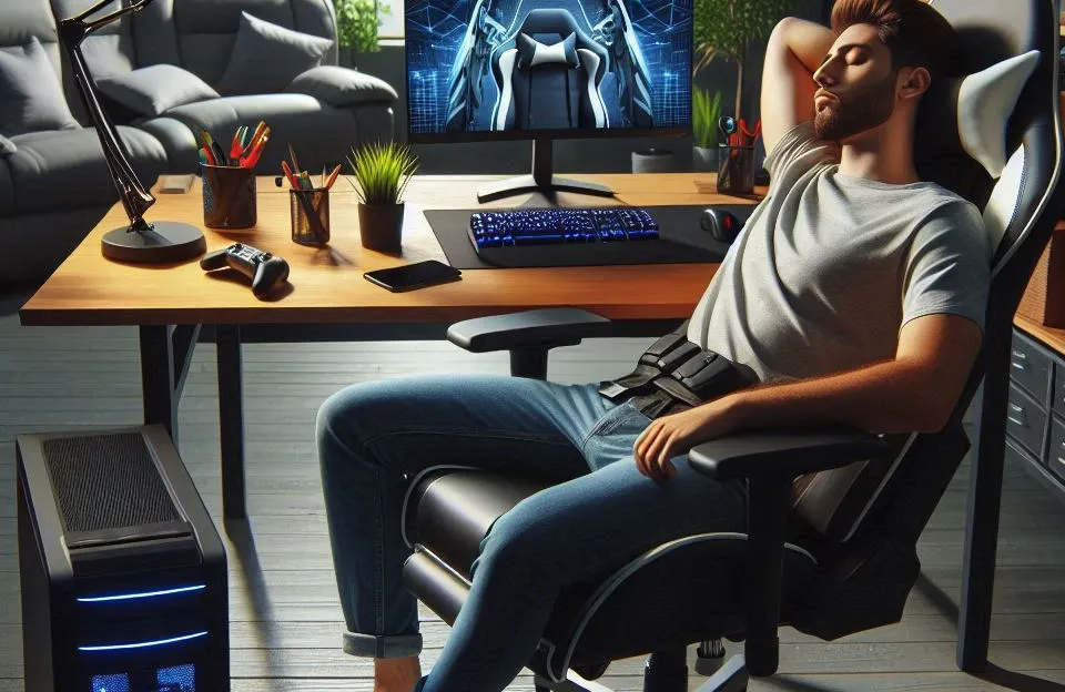 Cadeira Escritório Gamer Reclinável Ergonômica Profissional: Conforto e Estilo para Seu Jogo