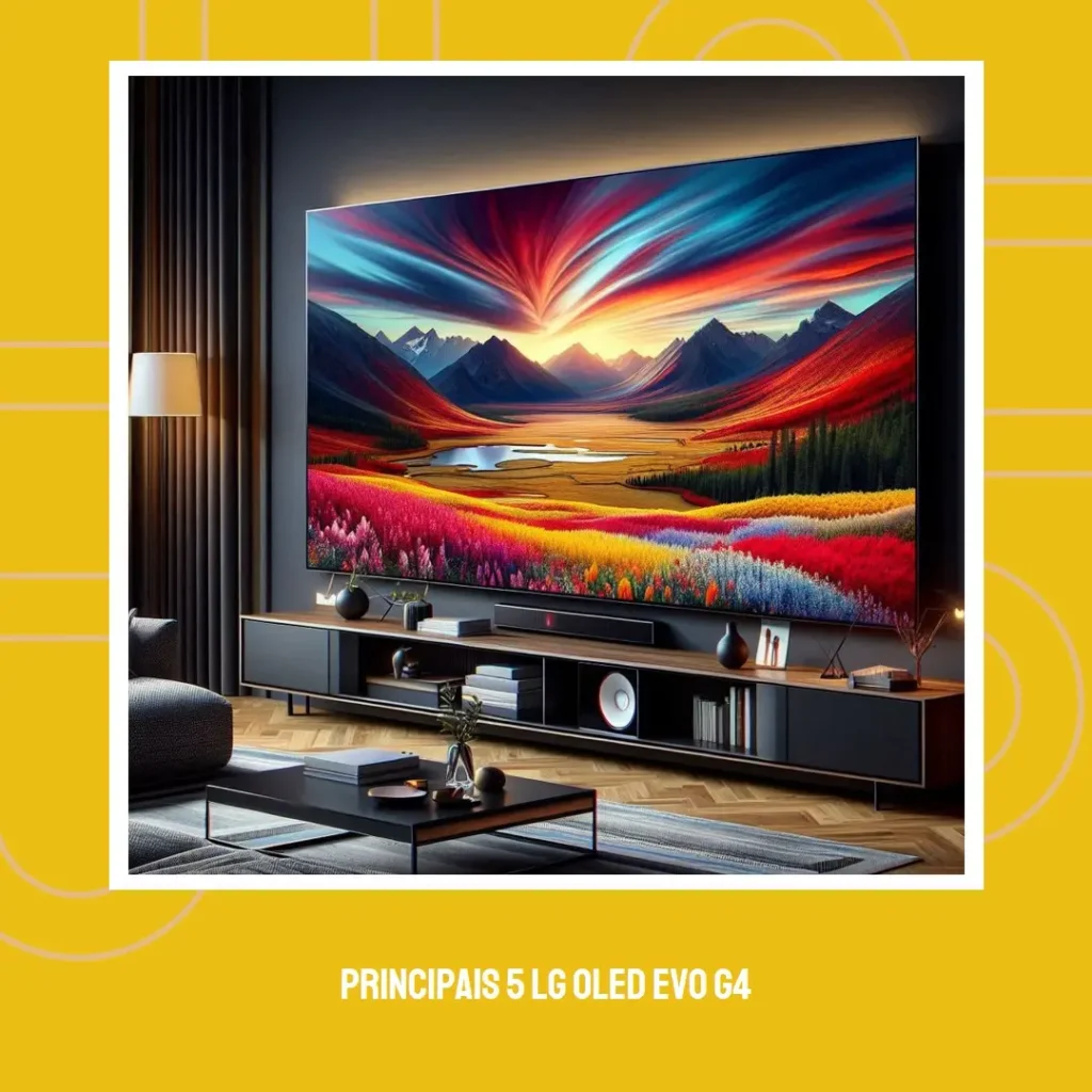 Principais 5  LG OLED EVO g4 65 polegadas