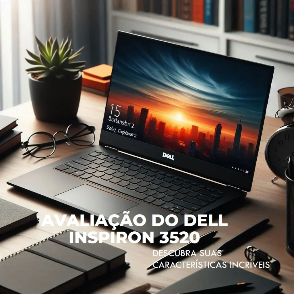 Dell Notebook Inspiron 3520: Desempenho Potente com Tela FHD e 32GB de RAM