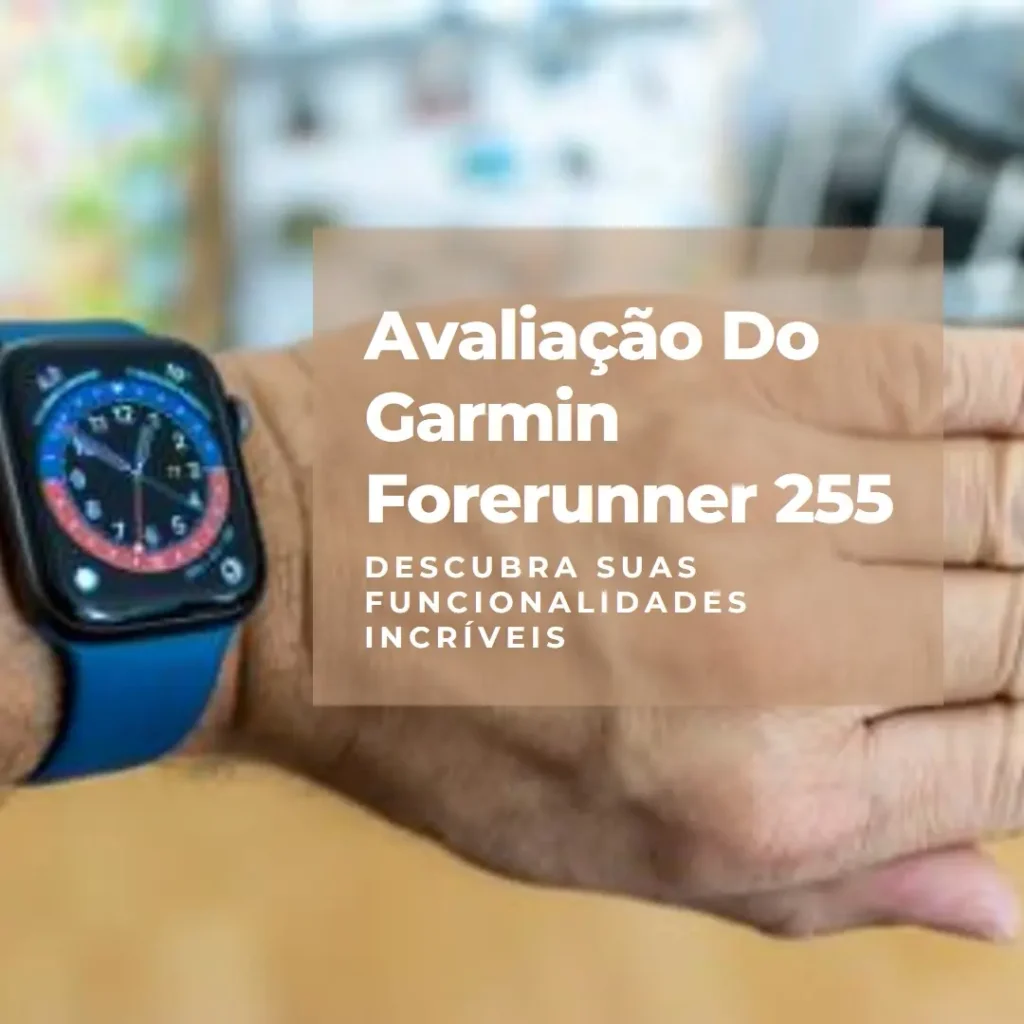 Monitor Cardíaco de Pulso com GPS Garmin Forerunner 255 Music Preto - Funcionalidade, Design e Conectividade