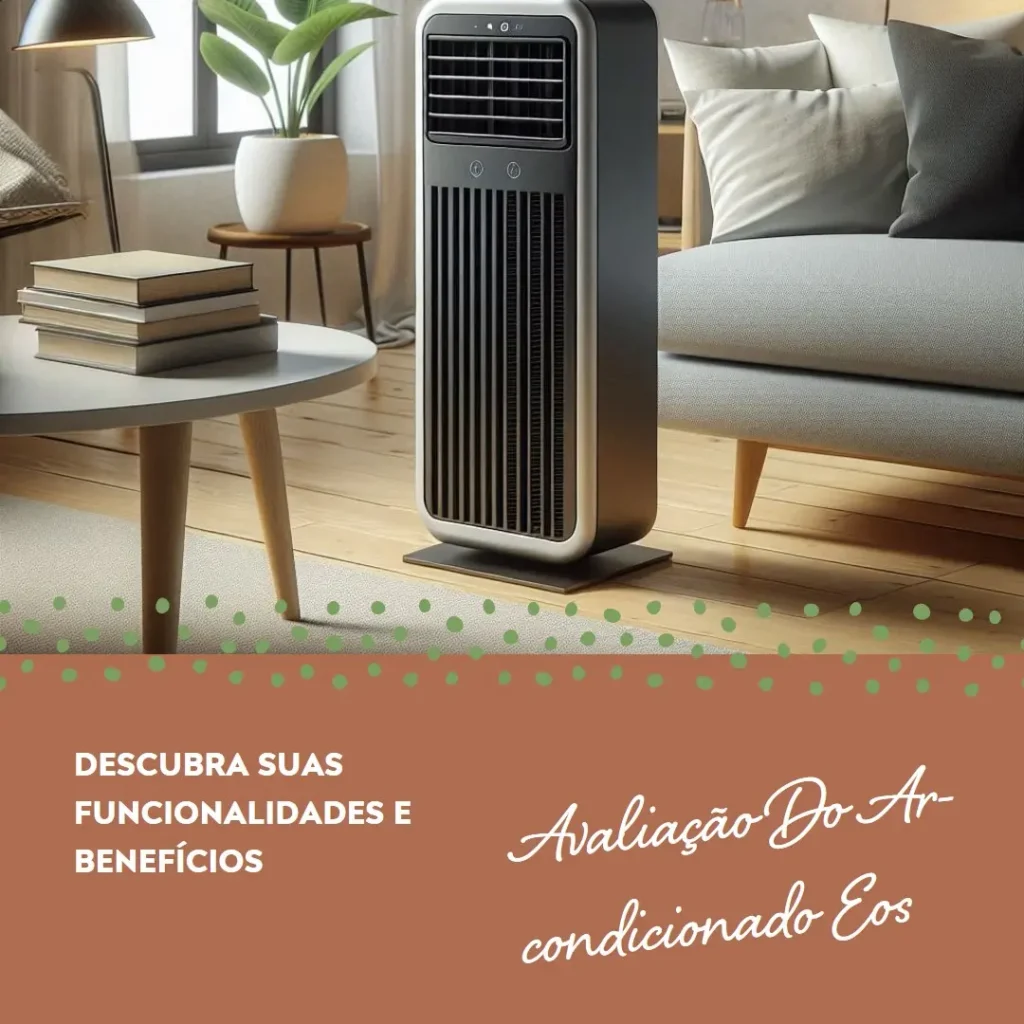 Ar-condicionado Portátil 10000 BTUs Eos Ultra Slim Eap10f