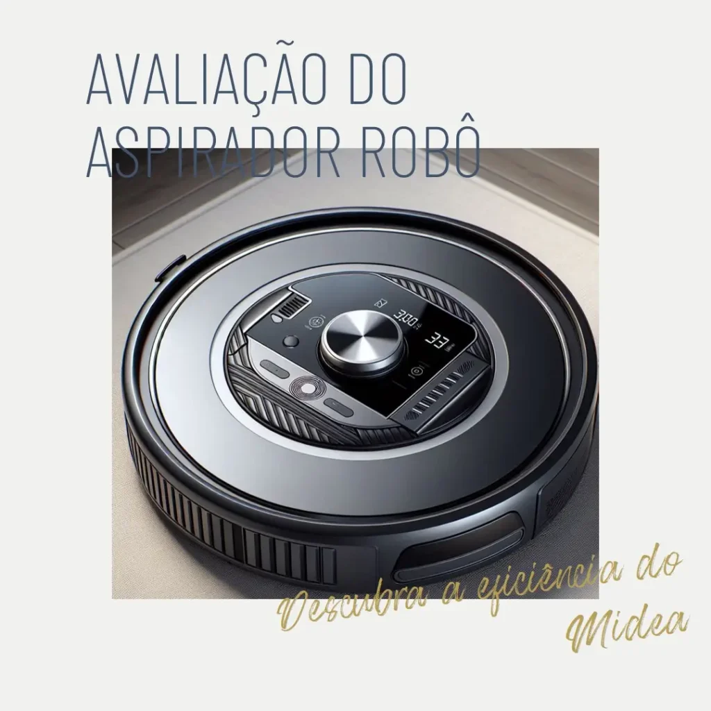 Aspirador Robô ConnectLaser M7 Midea com Laser LDS