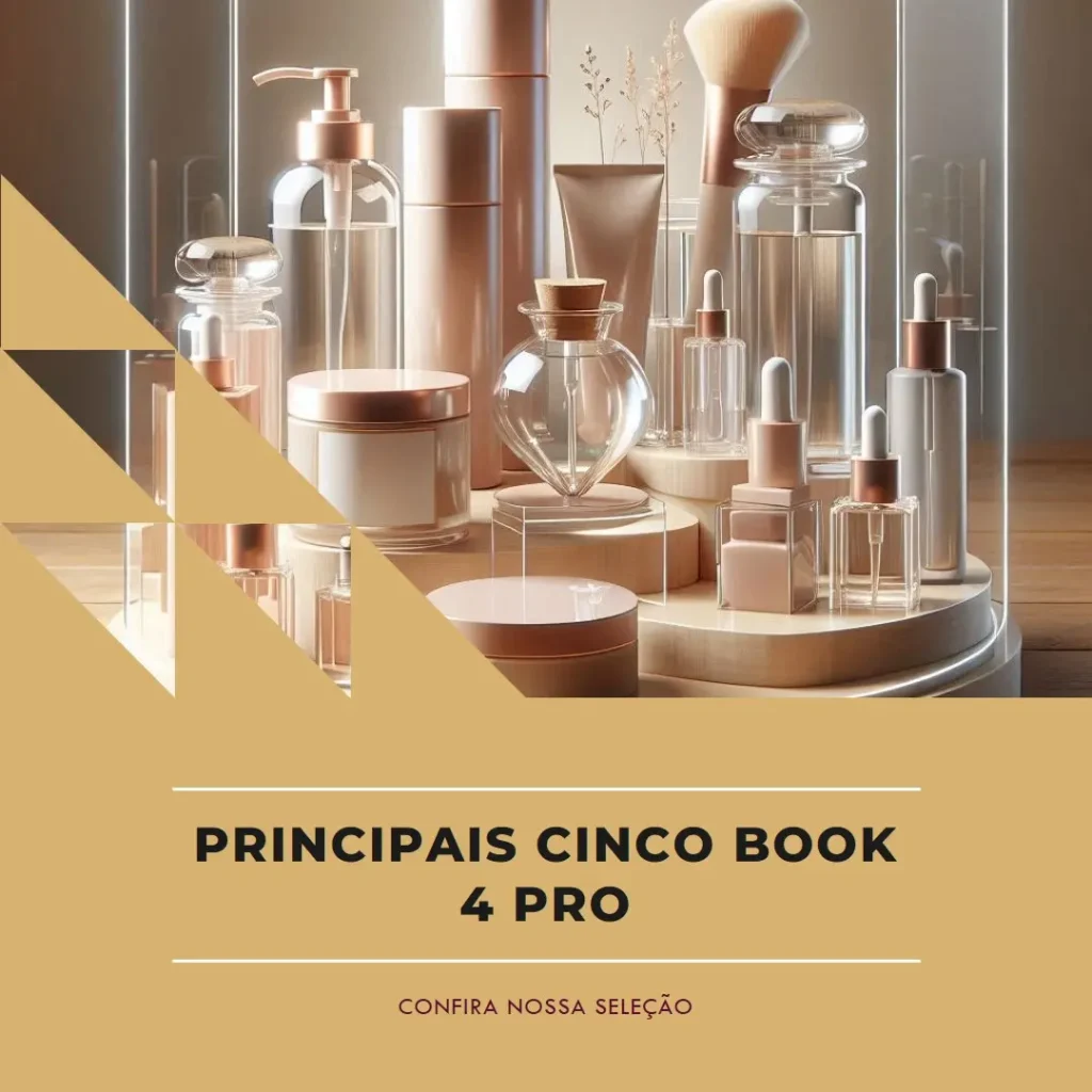 Principais Cinco book 4 pro