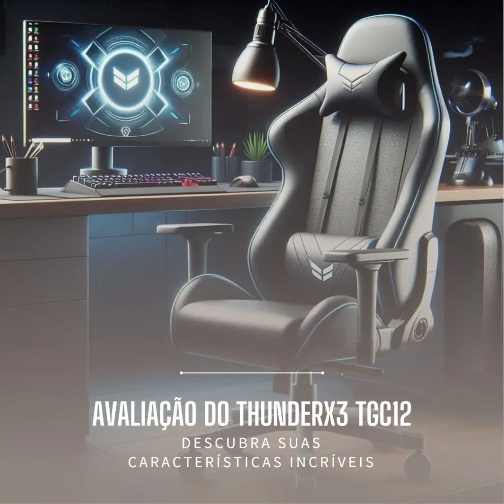 ThunderX3 Cadeira Gamer Profissional TGC12 com AirTech