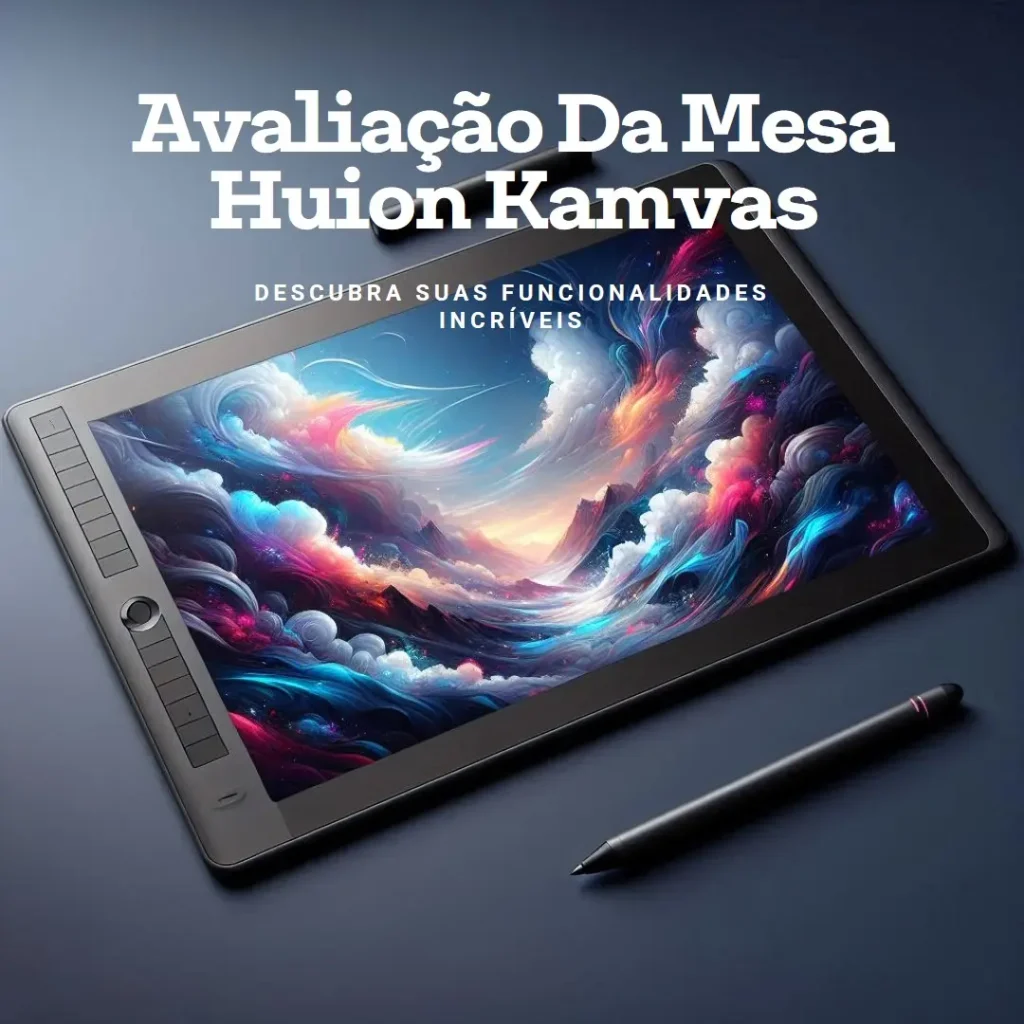 Mesa Digitalizadora Huion Kamvas GS1331 Android com Inclinação