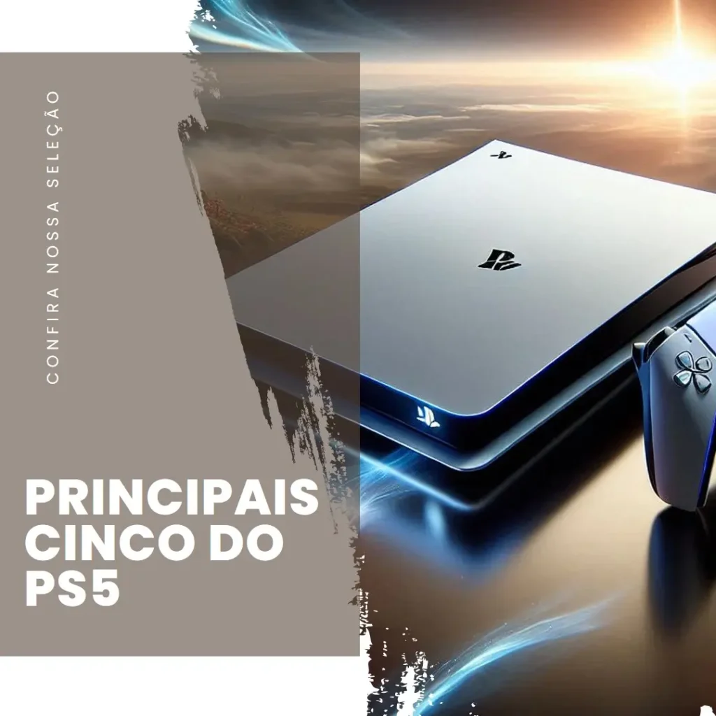 Principais Cinco  console do PS5