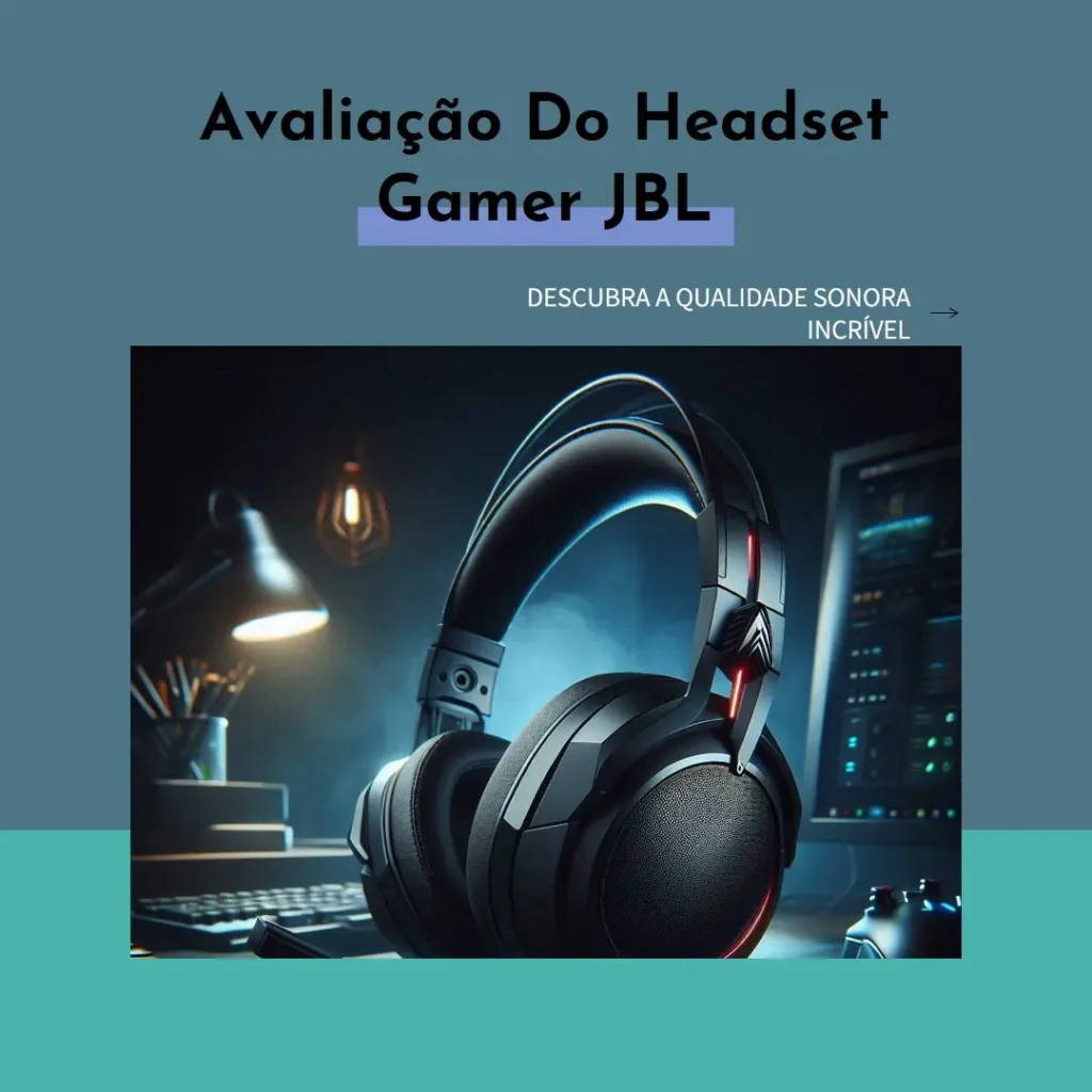 Headset Gamer JBL Quantum 800 Over Ear Preto: Áudio Imersivo e Conforto para Gamers