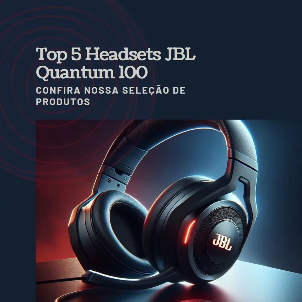 Top 5 Opções de  headset JBL quantum 100 gamer preto