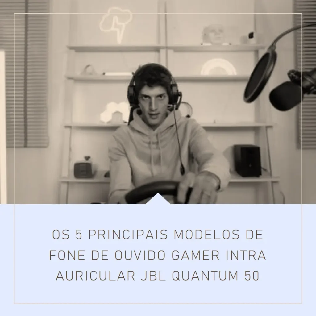 Os 5 Principais Modelos de  fone de ouvido gamer intra auricular JBL quantum 50