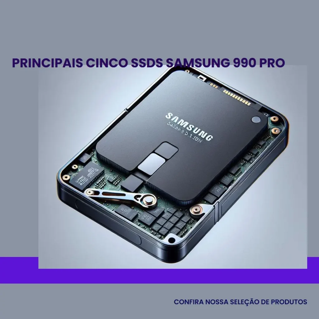 Principais Cinco  SSD Samsung 990 pro 1tb