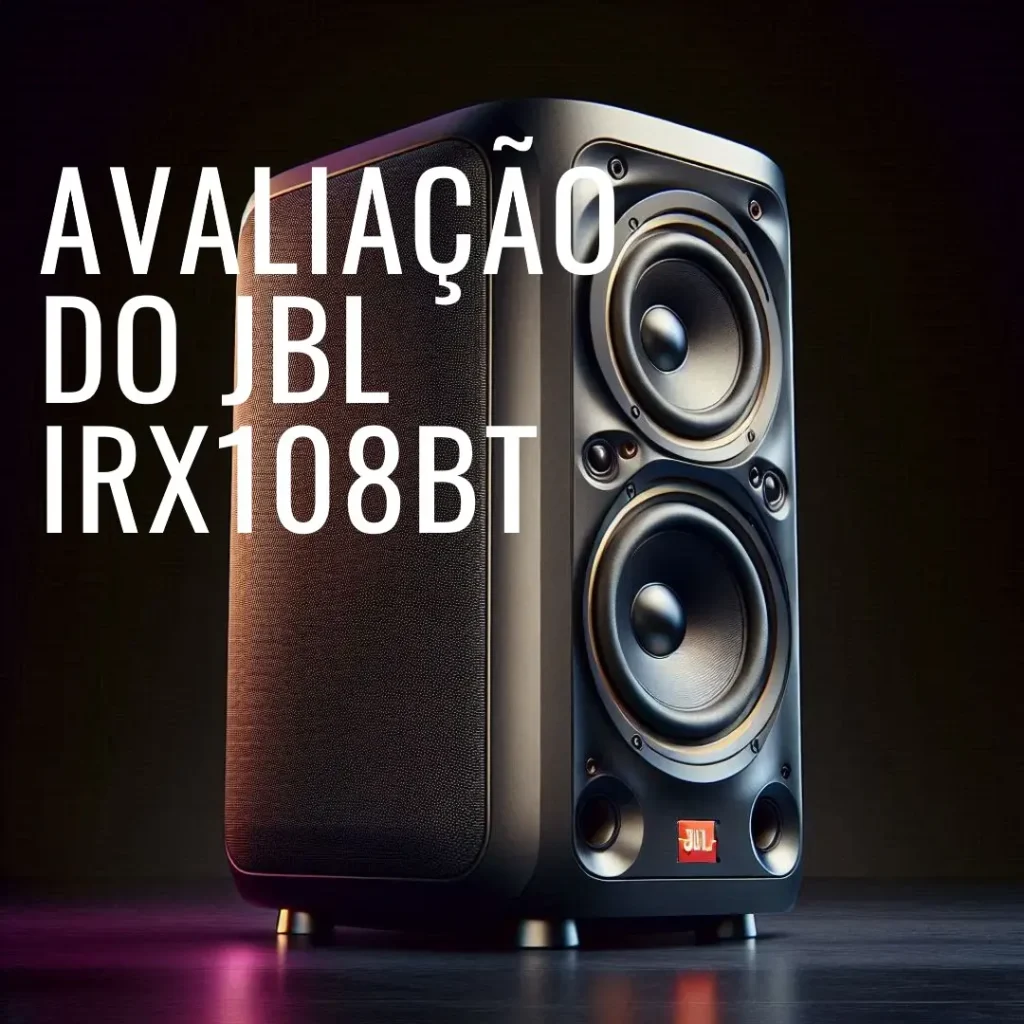 JBL IRX108BT-EK 220V 8" Bluetooth 1300W com 4 EQ Presets e DBX AFS