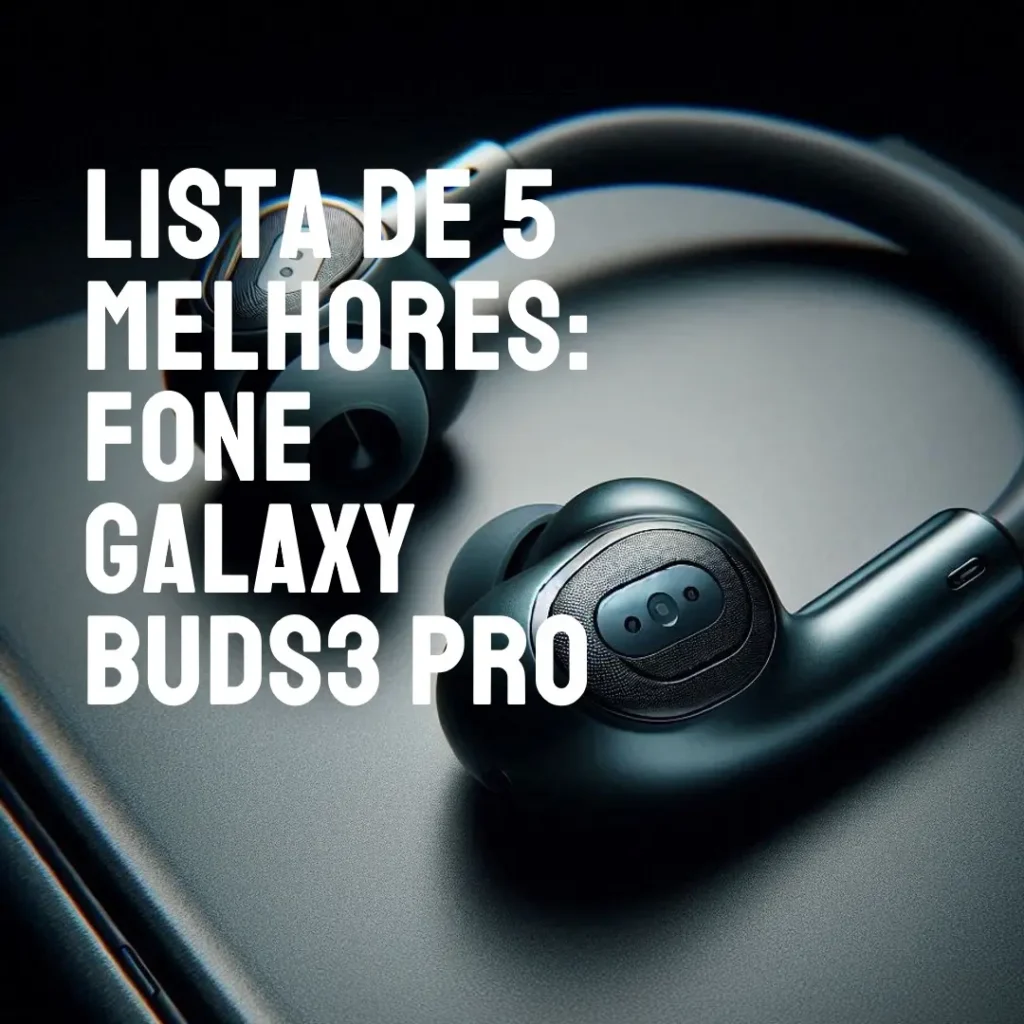 Lista de 5 Melhores:  fone Galaxy buds3 pro