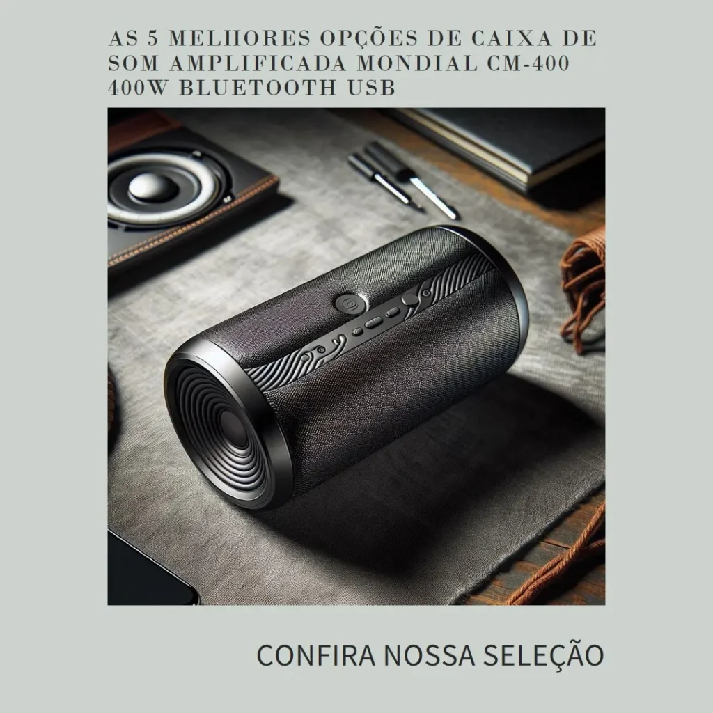 As 5 Melhores Opções de  Caixa de som amplificada Mondial cm-400 400w bluetooth usb