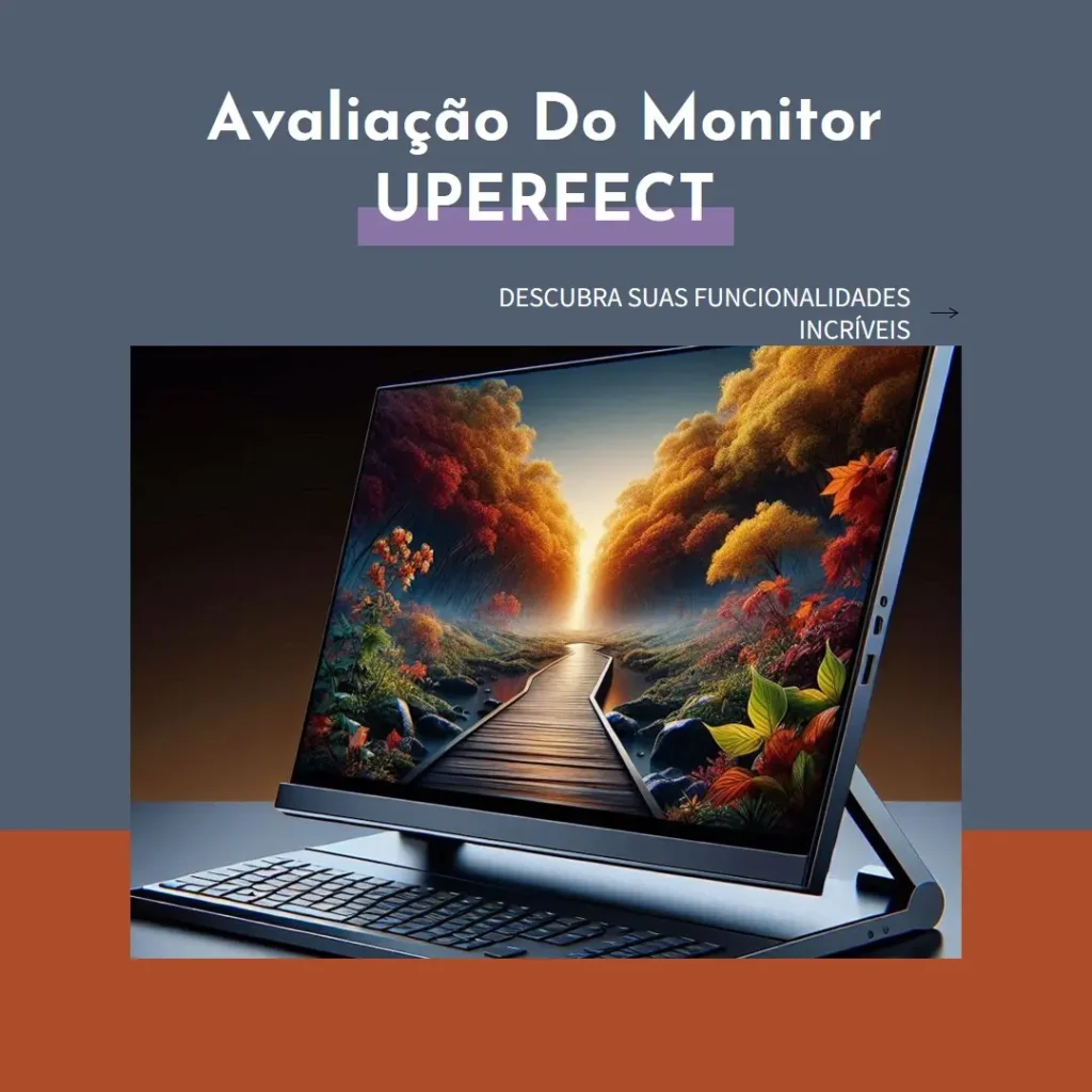 UPERFECT Y Monitor Touchscreen com Suporte Integrado