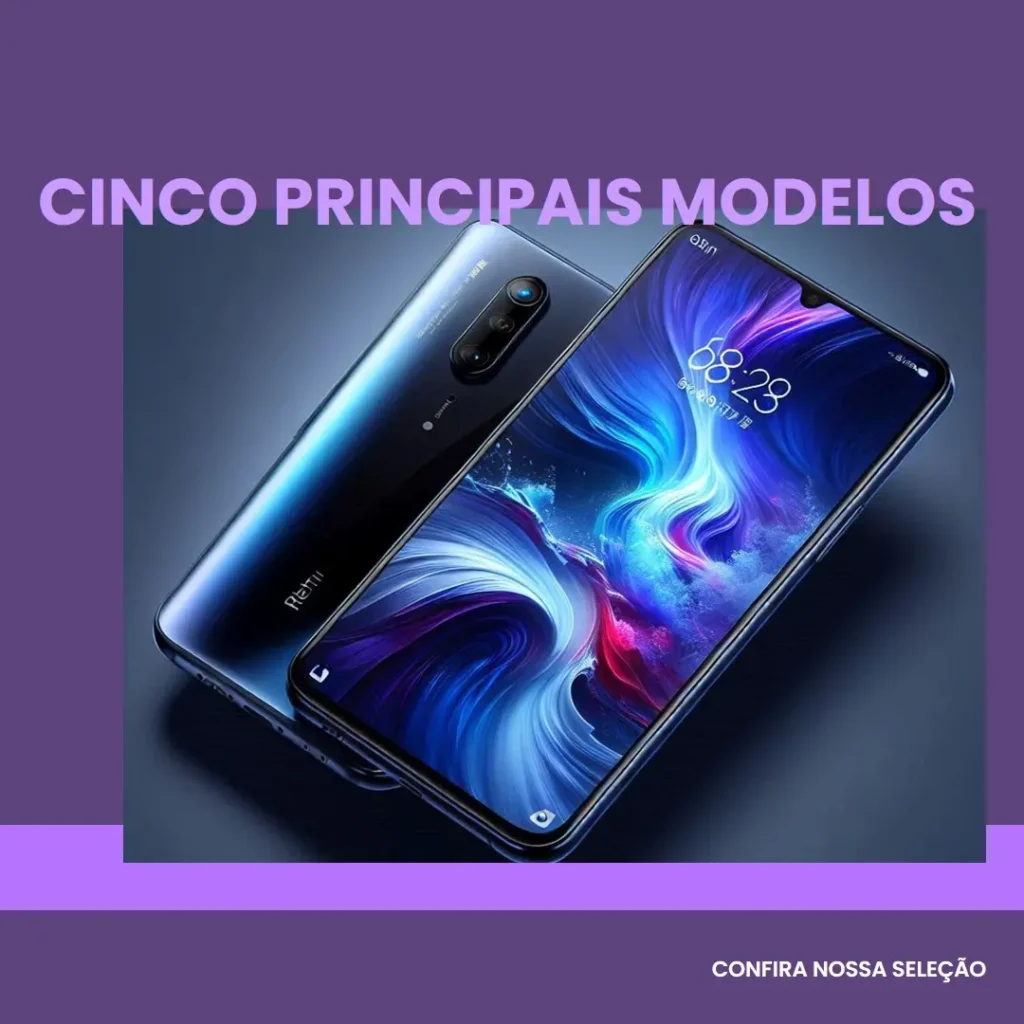 Cinco Principais Modelos de  android 14 Xiaomi Redmi note 13