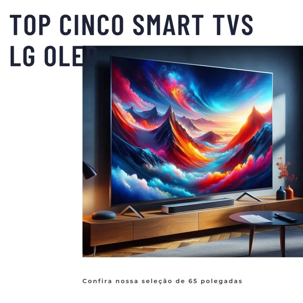 Top Cinco  smart TV LG OLED EVO AI c4 4k 65 polegadas