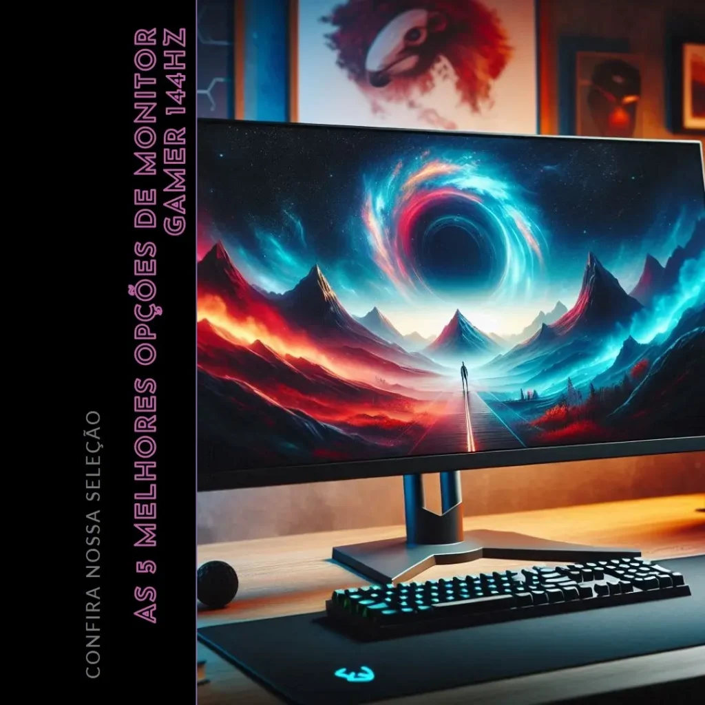 As 5 Melhores Opções de Monitor Gamer 144hz