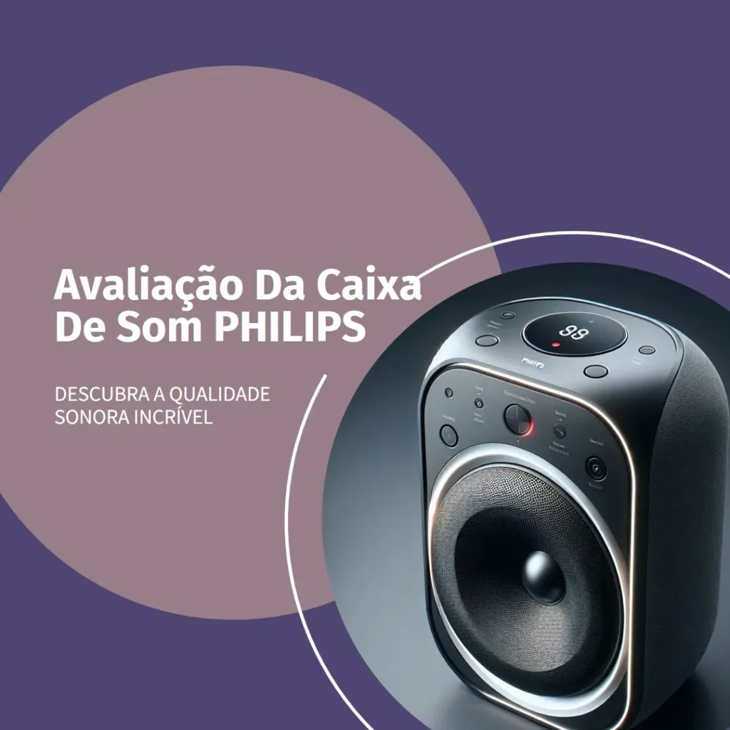 PHILIPS Caixa de som Bluetooth com resistência à água e bateria de 12h