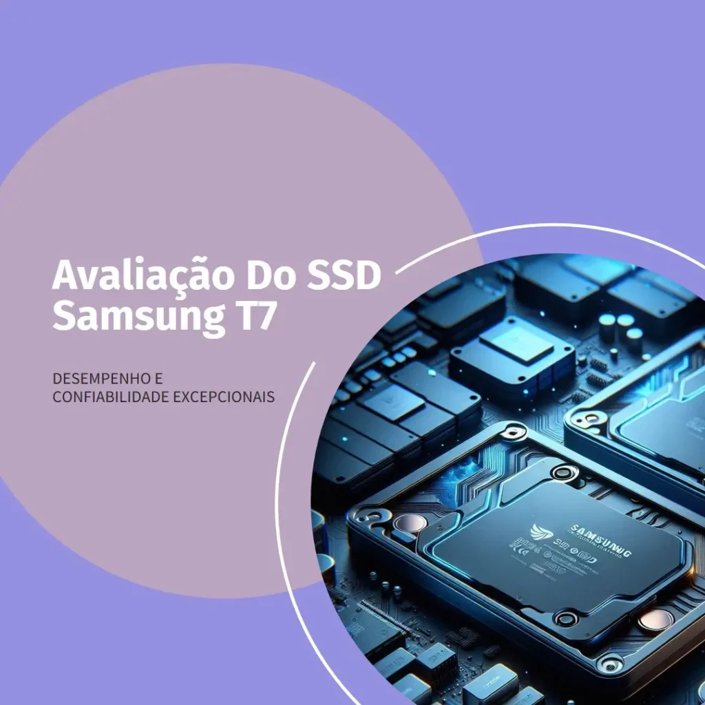Memória Samsung SSD 500GB Portátil T7 Titan: Desempenho, Velocidade e Durabilidade em um Design Compacto