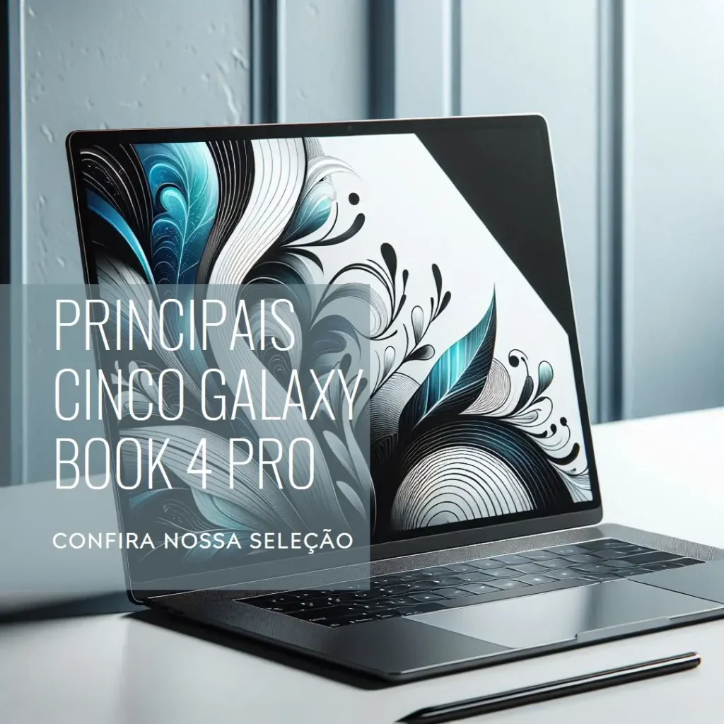 Principais Cinco galaxy book 4 pro