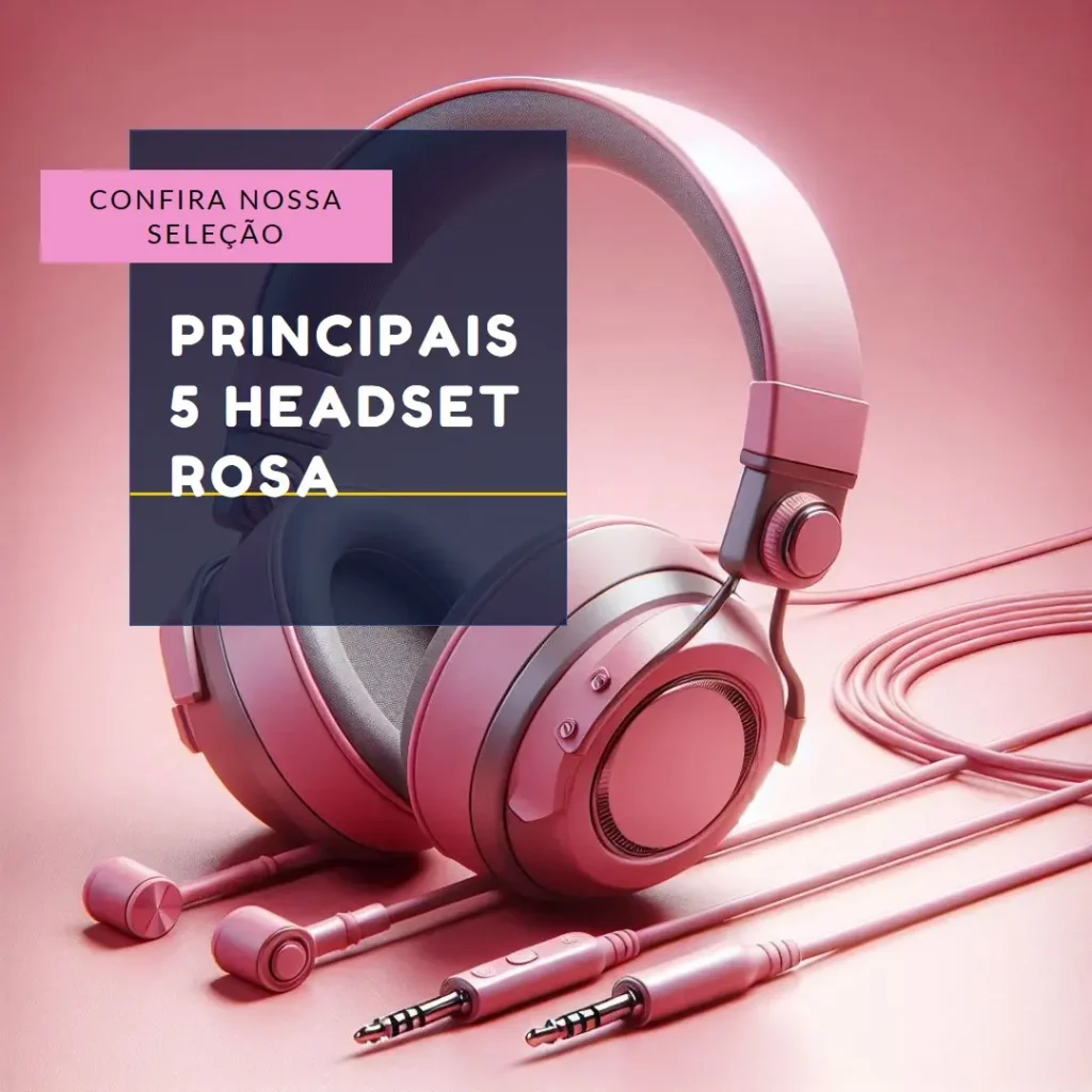 Principais 5 headset rosa