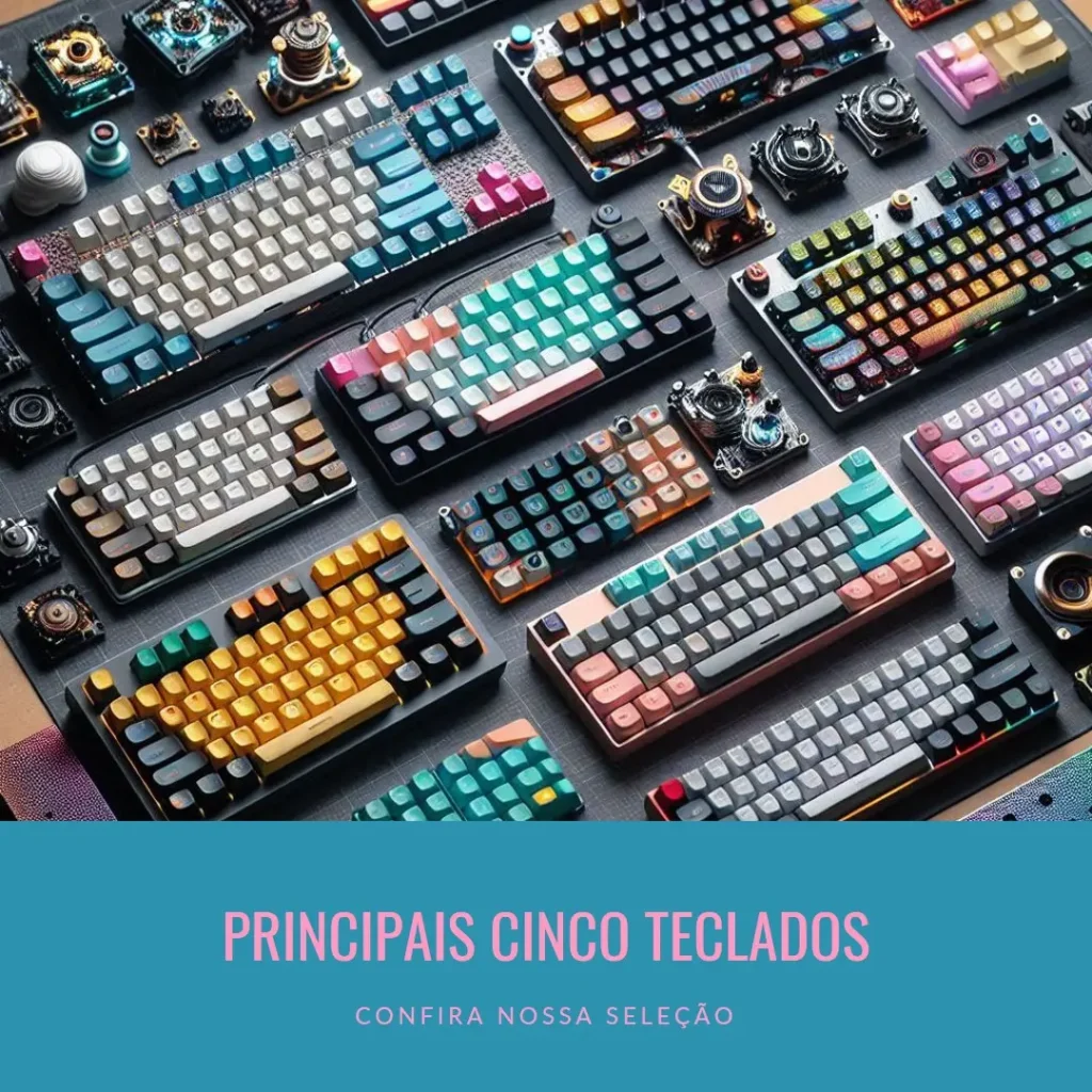 Principais Cinco teclados mecanicos baratos