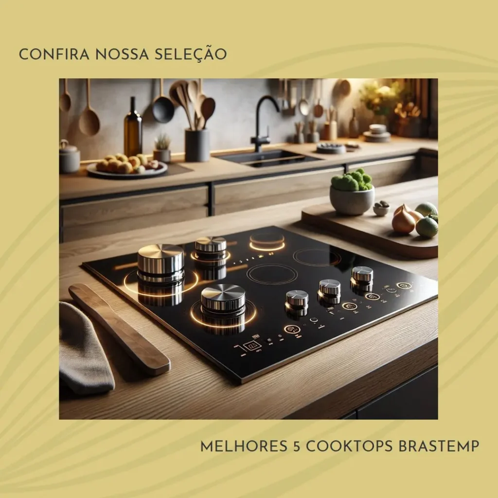Melhores 5  cooktop brastemp