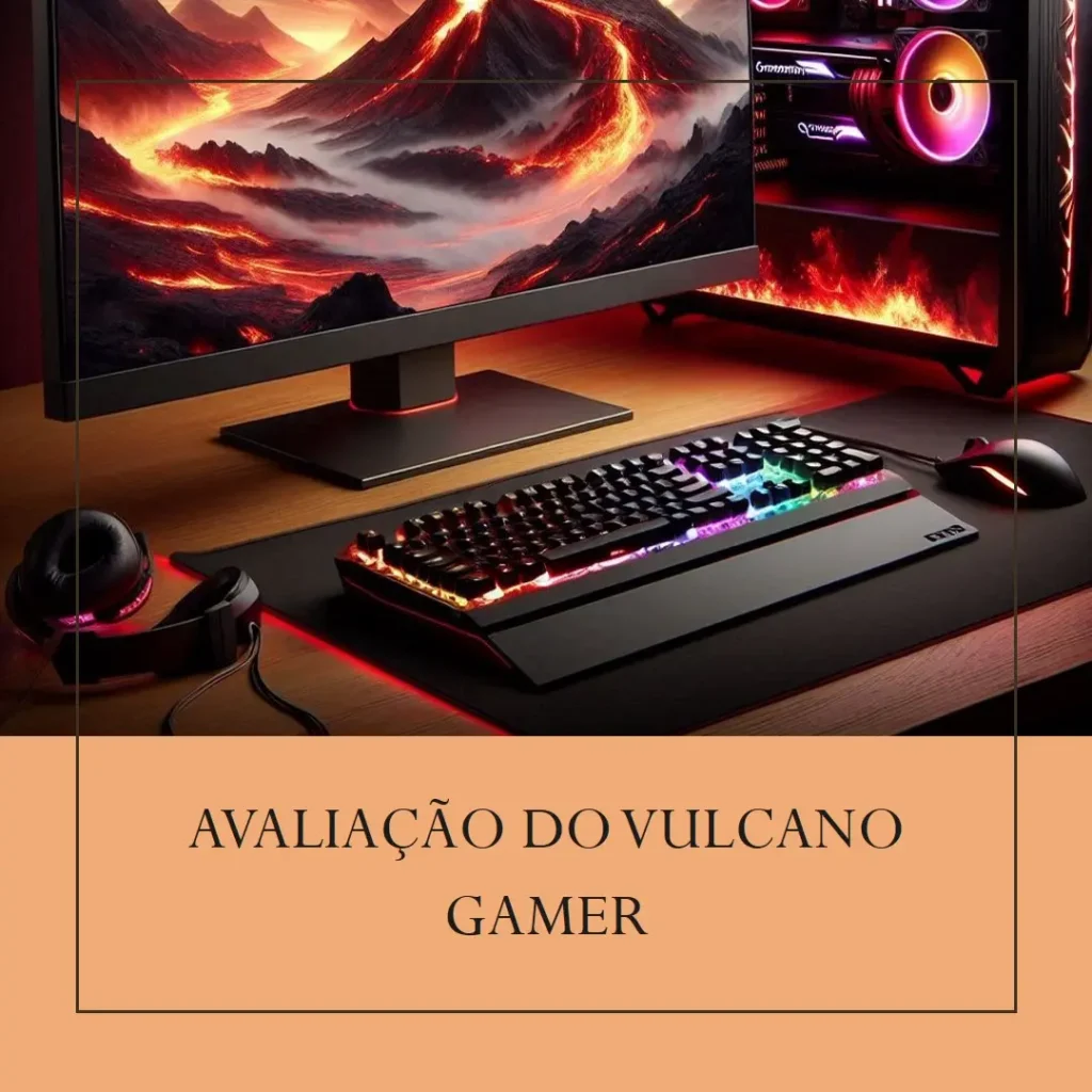 Computador Gamer Vulcano II 7130 AMD Athlon 3000G, 8GB, SSD 240GB