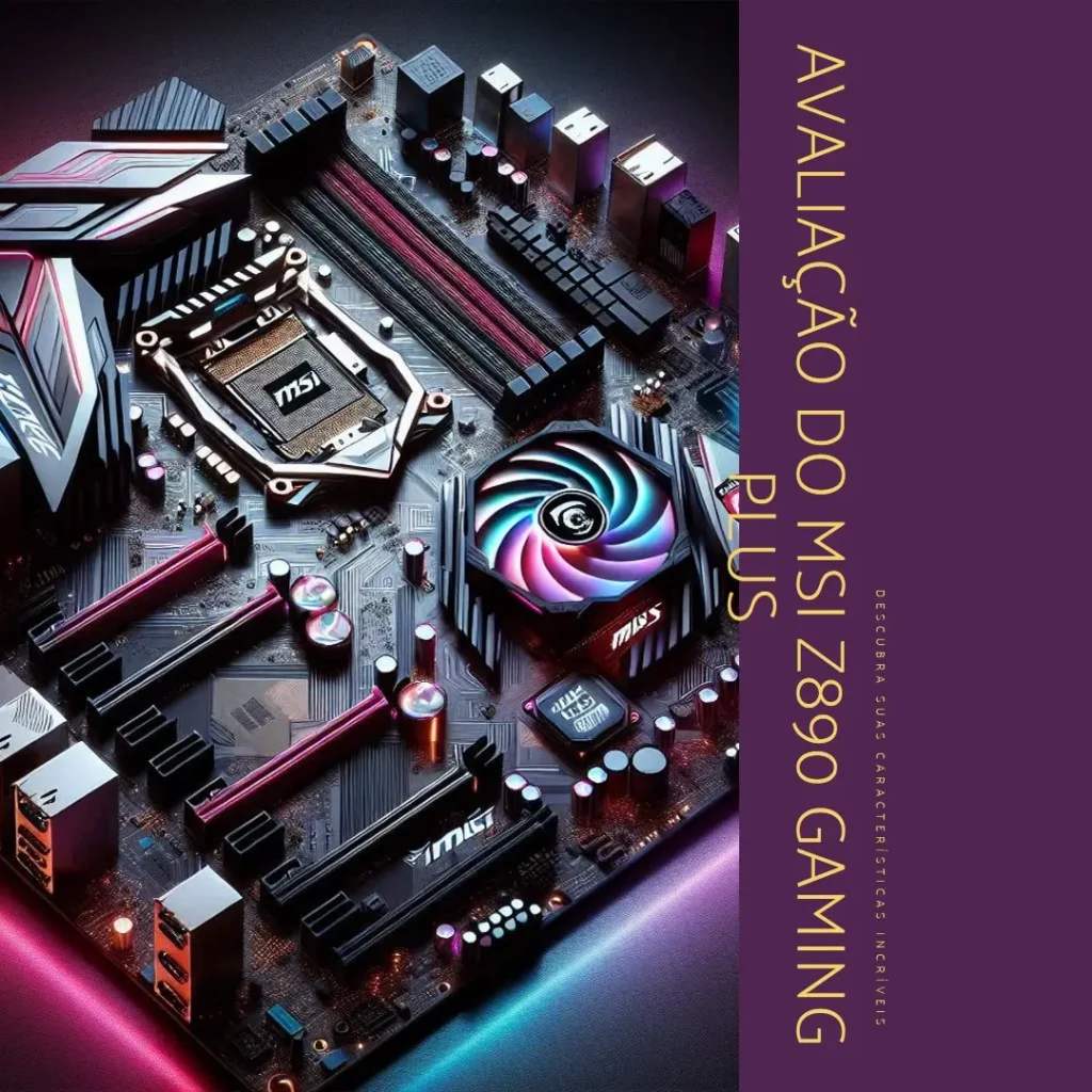 MSI Z890 Gaming Plus WiFi: Placa-mãe gamer de alto desempenho
