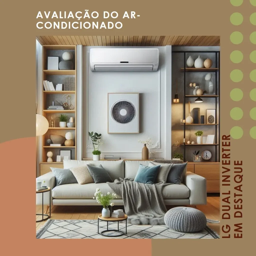 Ar-condicionado LG Dual Inverter Voice 9000 BTUs Quente e Frio