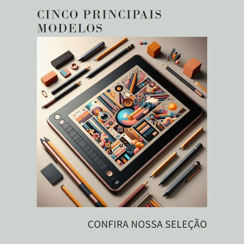 Cinco Principais Modelos de mesa digitalizadora wacom com tela