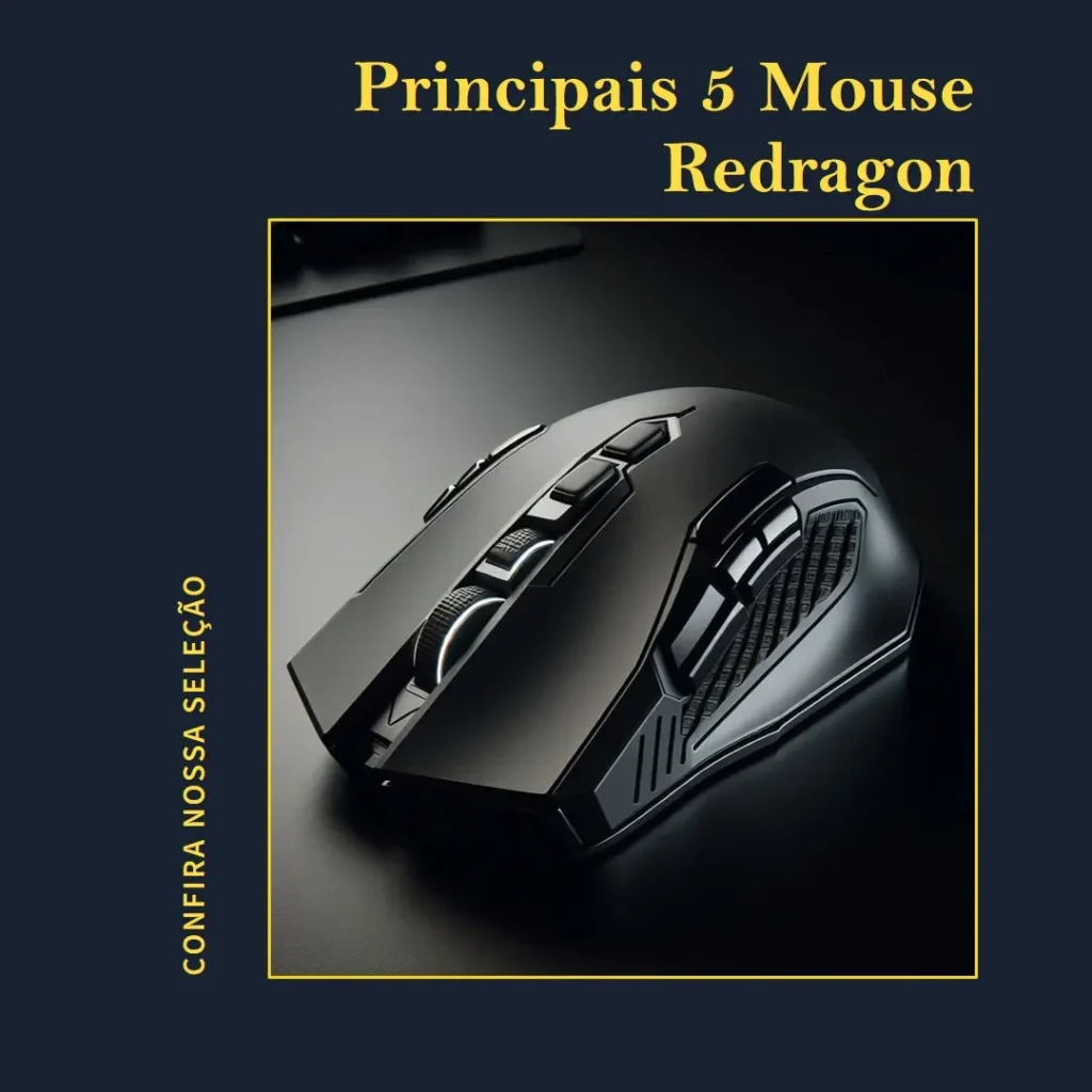 Principais 5 mouse Redragon sem fio