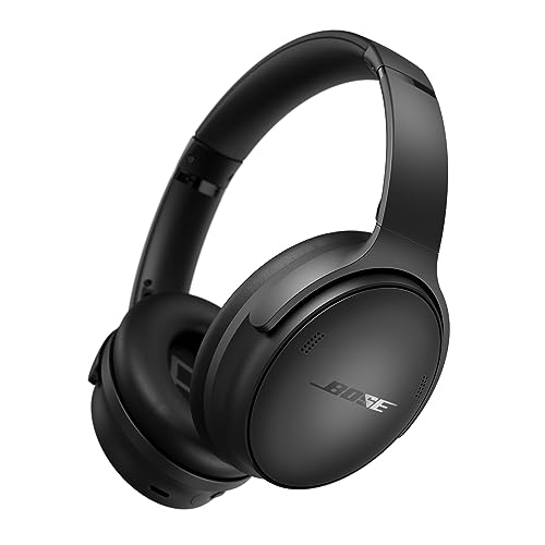 Fone Headphone Bose QuietComfort *Nova versão* com cancelamento de ruído Bluetooth, IPX4 resistente a suor e respingos (evolução do modelo Bose Quietcomfort 45) (Preto)