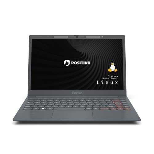 Notebook Positivo Vision C14 Intel® Celeron® Linux 4GB 128GB eMMC 14” HD Lumina BAR – Cinza
