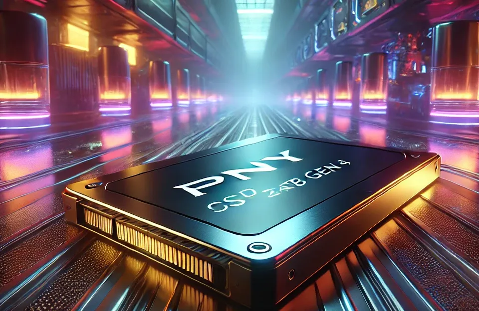 PNY SSD CS2342 1TB Gen4 com velocidade de até 7.300 MB/s