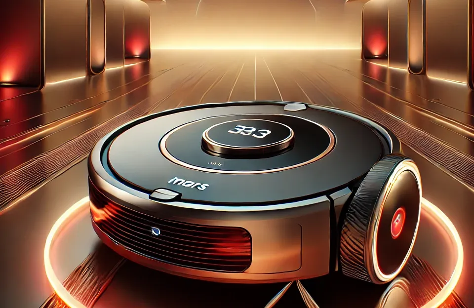 Aspirador Robô Mars 3 em 1 com Bateria Recarregável