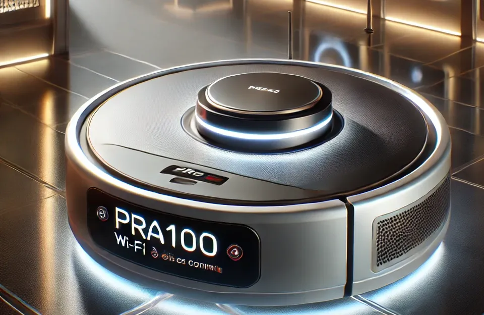 Robô Aspirador PRA100 Wi-Fi 3 em 1 com Controle por Voz