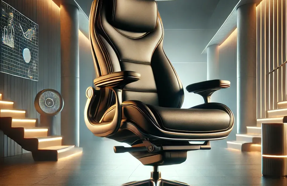 Cadeira Ergonômica Escritório Presidente Chefe: Conforto e Estilo Para Longas Horas