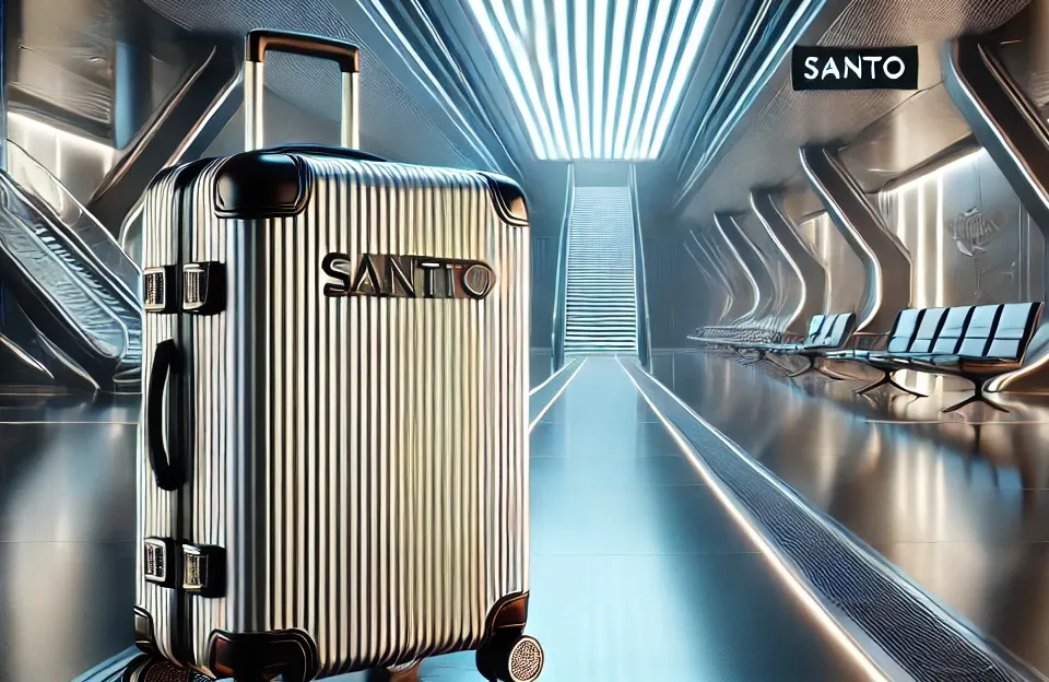 Mala de Viagem Grande de Despacho Santino: Rígida, Segura e Funcional