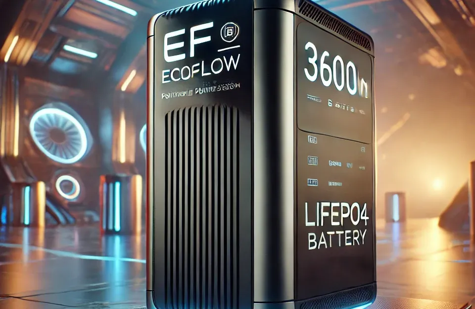 EF ECOFLOW Estação Portátil 3600Wh com Bateria LiFePO4