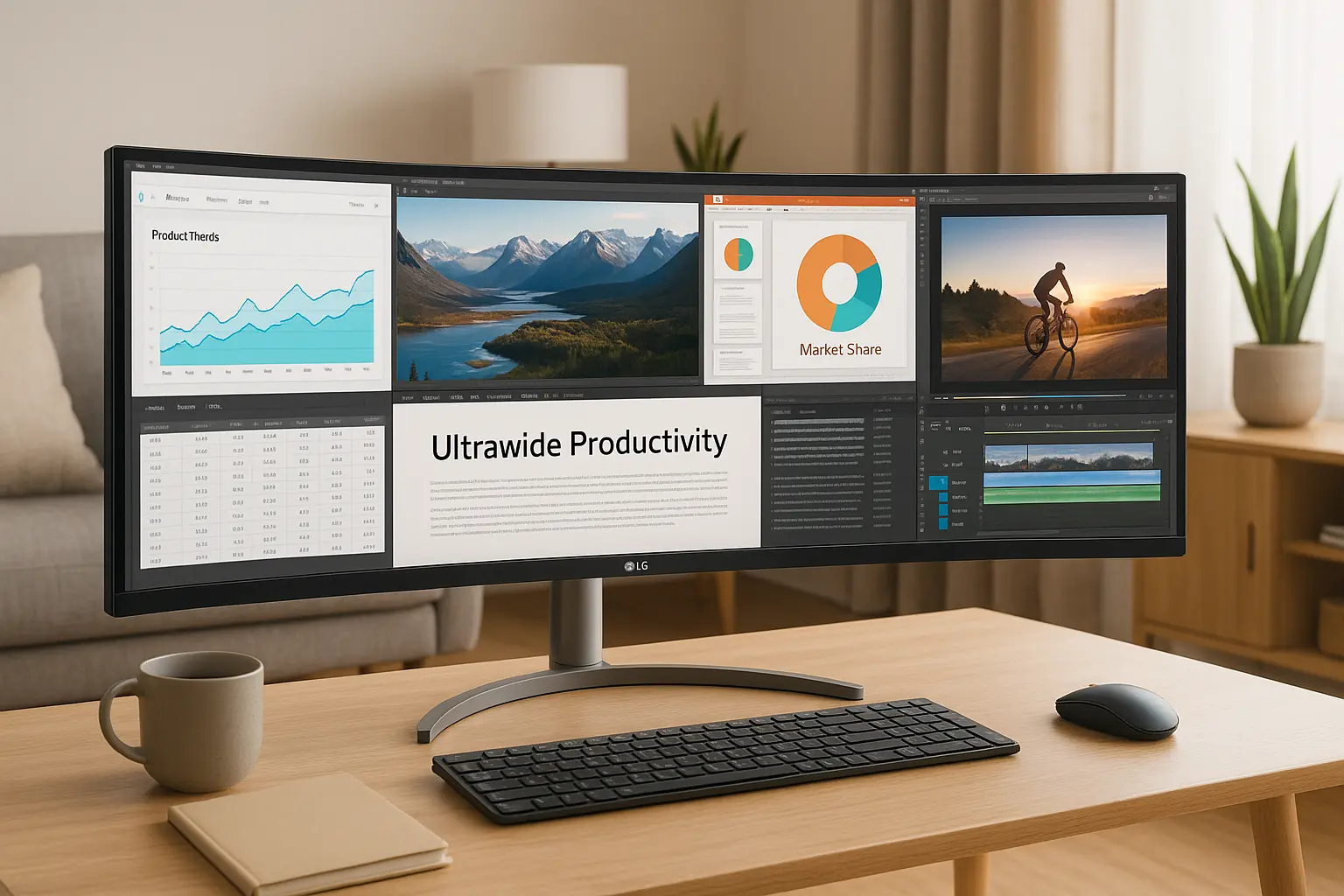Principais Cinco LG monitores ultrawide