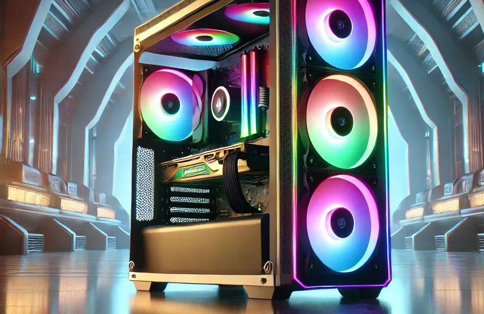 Gabinete Gamer Cruiser Mid Tower com 3 Coolers RGB