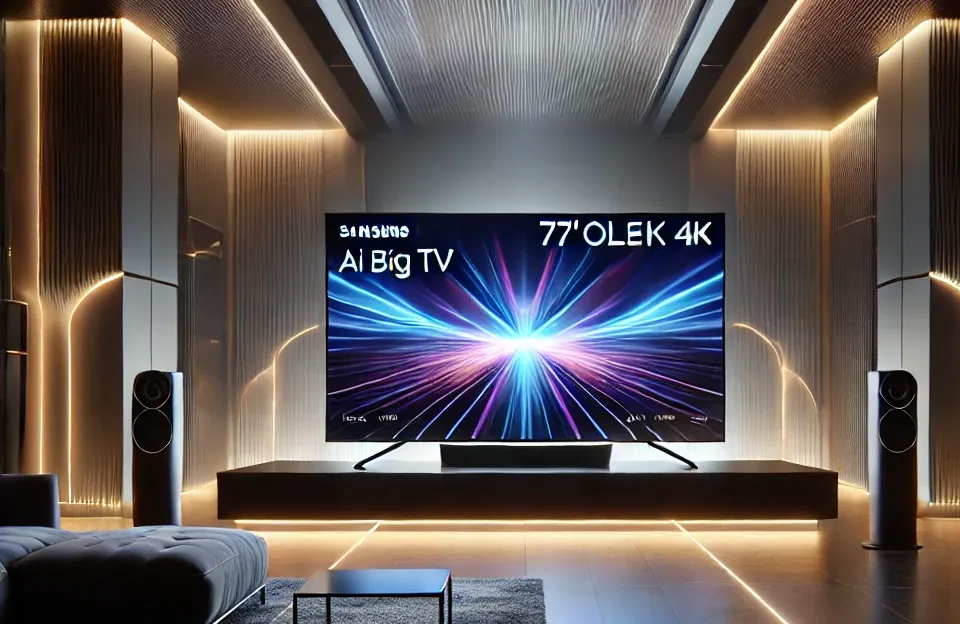 Samsung AI Big TV 77" OLED 4K 77S90D 2024: Imagem Deslumbrante e Tecnologia de Ponta