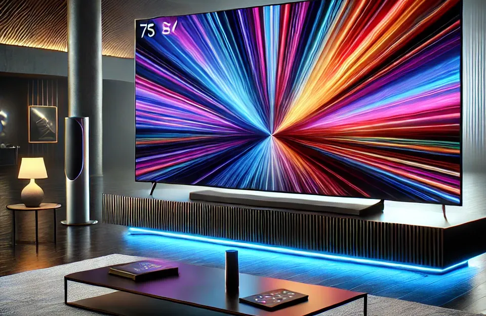 Samsung AI Big TV 75" Neo QLED 8K 75QN800D 2024: Inovação e Qualidade de Imagem Incomparáveis